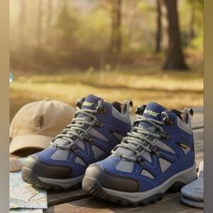 Northside Blue and Gray Hiking Boots